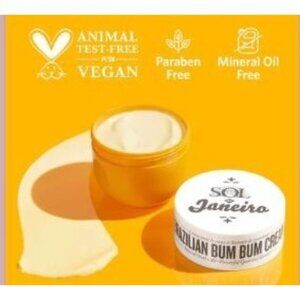 Brazilian Bum Bum Cream Sol De Janeiro 1.7 Fl Oz 50mL Fast-Absorbing Body Cream